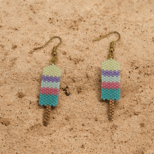 Boucles d&#039;oreilles esquimaux 